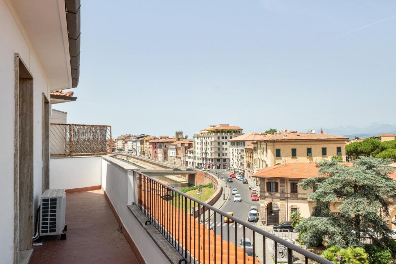 Modern Attics With Balconies And Panoramic View Apartment Pisa Luaran gambar